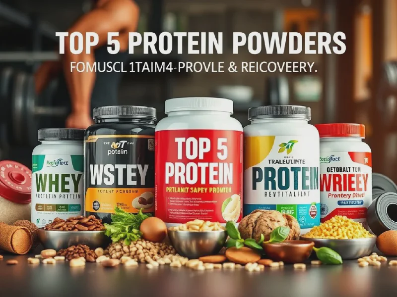 Top 5 Protein Powders for Muscle Growth and Recovery: The Ultimate Guide